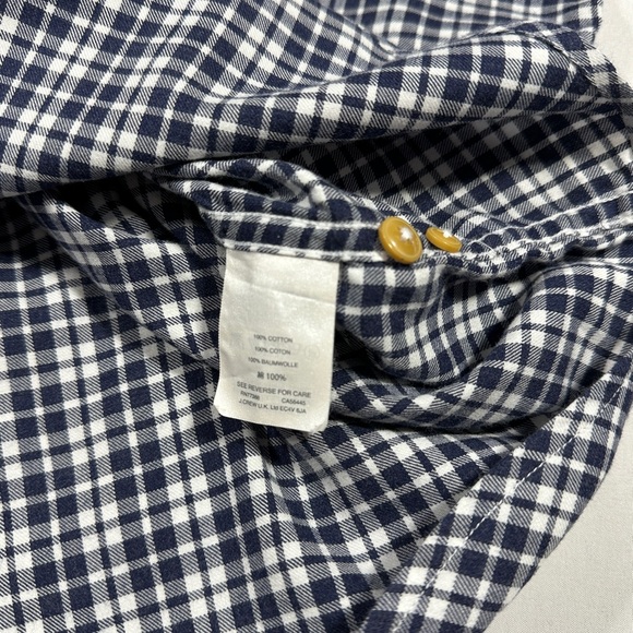 Men’s J.Crew 💯 Cotton Long Sleeved Shirt Size Large Slim Fit - Picture 6 of 6